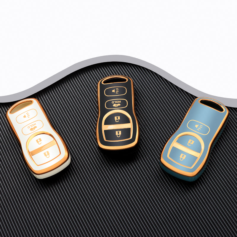 Funda para Infiniti QX50, QX55, QX60, QX80, Q30, Q50, Q60, Q70, QX30, EX35, EX37, FX35, FX37, FX45, FX50, M35, M37, M45, M56, G25, G35, G37, JX35, I30, I35 (3 Buttons)