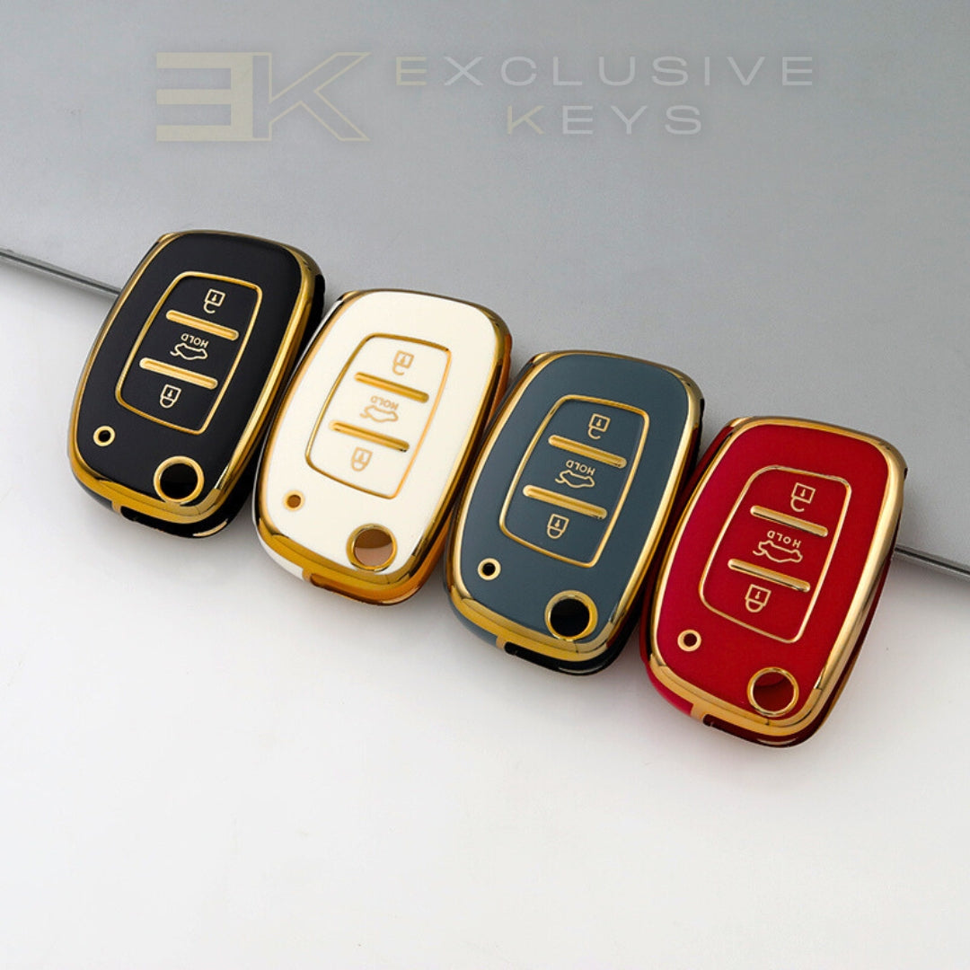 Funda para llave Hyundai – 3 botones (Maletero HOLD – Botón central)