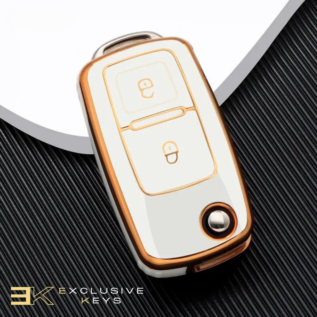Funda para Volkswagen Polo, Tiguan, Passat, Golf, Jetta, Lavida (2 botones)