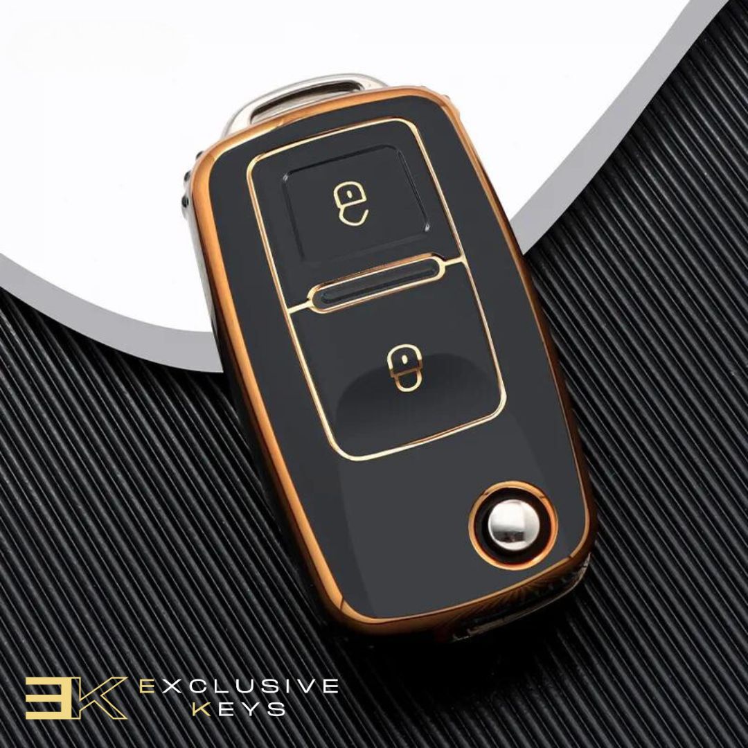 Funda para Volkswagen Polo, Tiguan, Passat, Golf, Jetta, Lavida (2 botones)