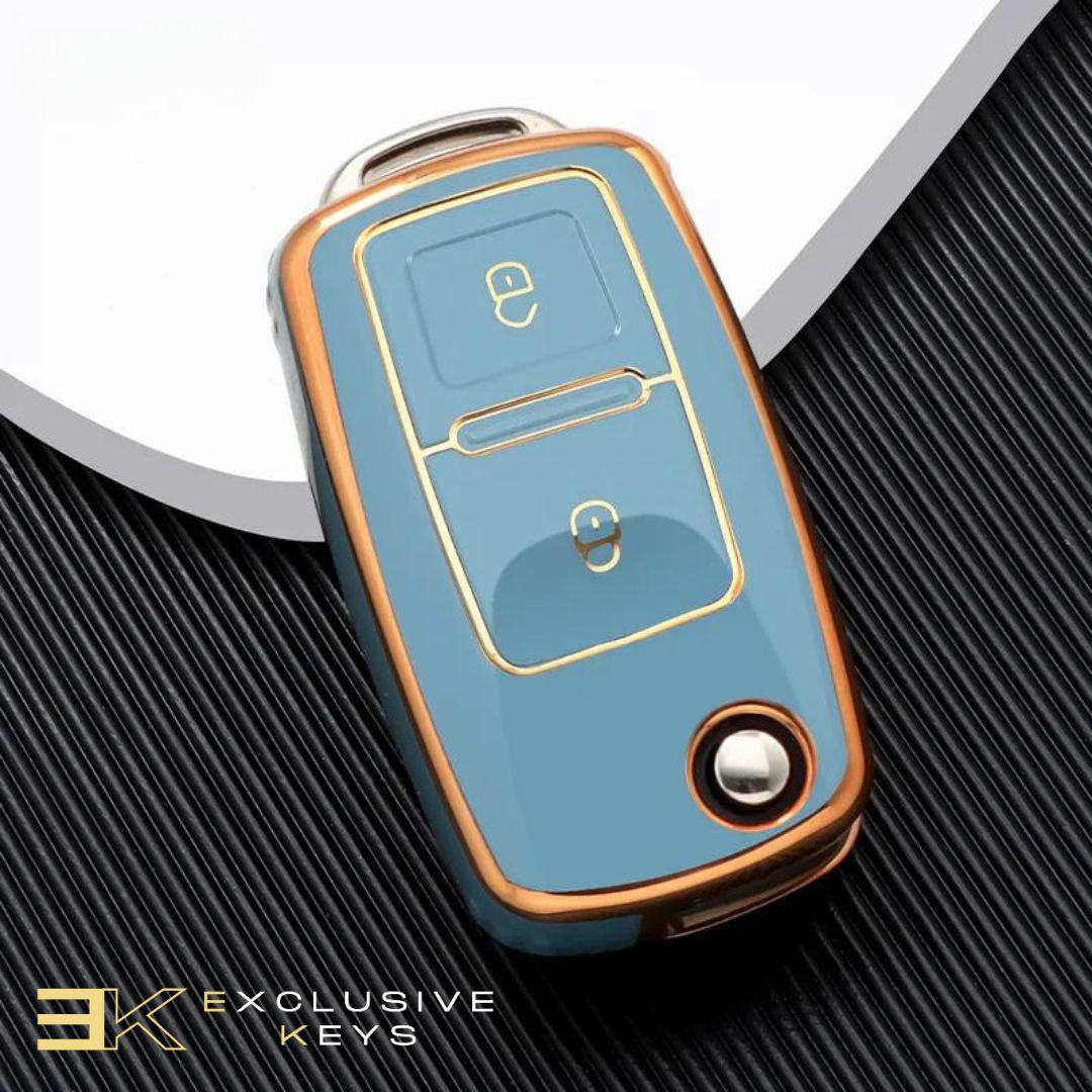 Funda para Volkswagen Polo, Tiguan, Passat, Golf, Jetta, Lavida (2 botones)