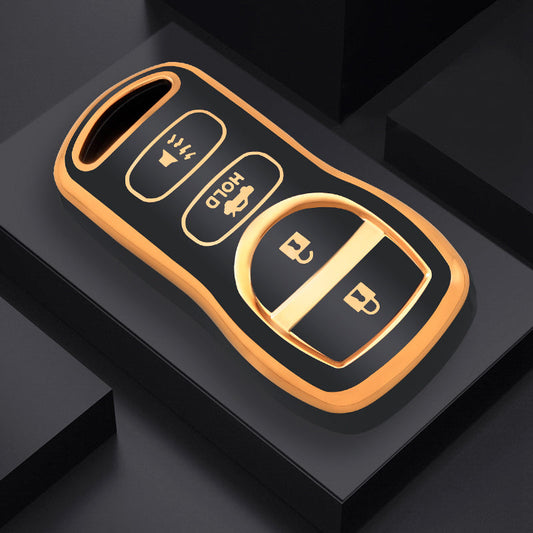 Funda para Infiniti QX50, QX55, QX60, QX80, Q30, Q50, Q60, Q70, QX30, EX35, EX37, FX35, FX37, FX45, FX50, M35, M37, M45, M56, G25, G35, G37, JX35, I30, I35 (4 Buttons)