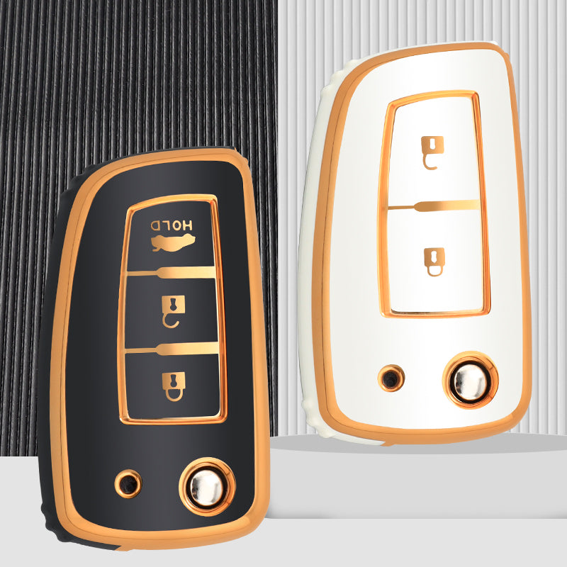 Funda para Infiniti QX50, QX55, QX60, QX80, Q30, Q50, Q60, Q70, QX30, EX35, EX37, FX35, FX37, FX45, FX50, M35, M37, M45, M56, G25, G35, G37, JX35, I30, I35 (3 Buttons)