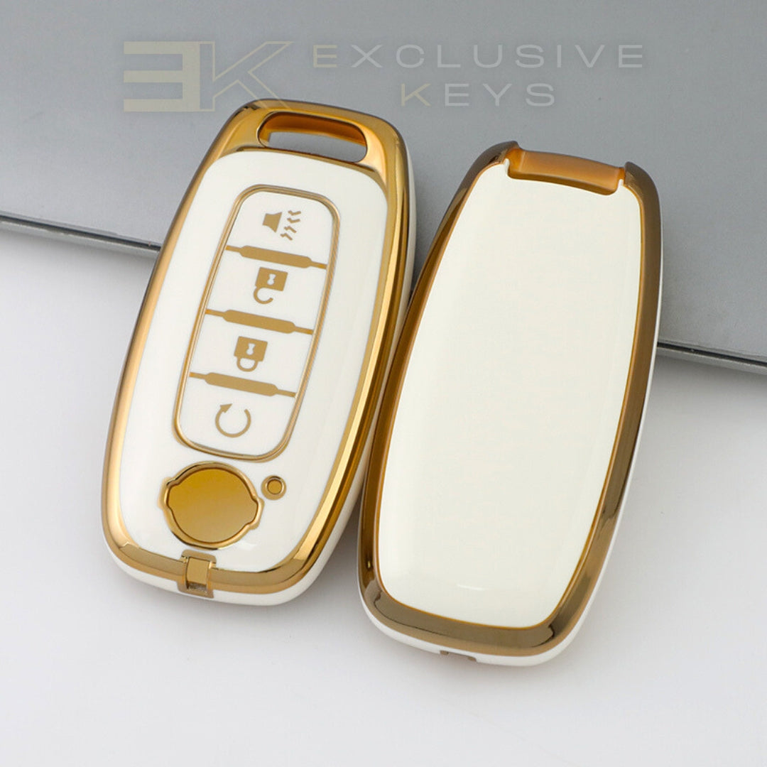 Funda para llave inteligente Nissan – 4 botones (Arranque remoto)