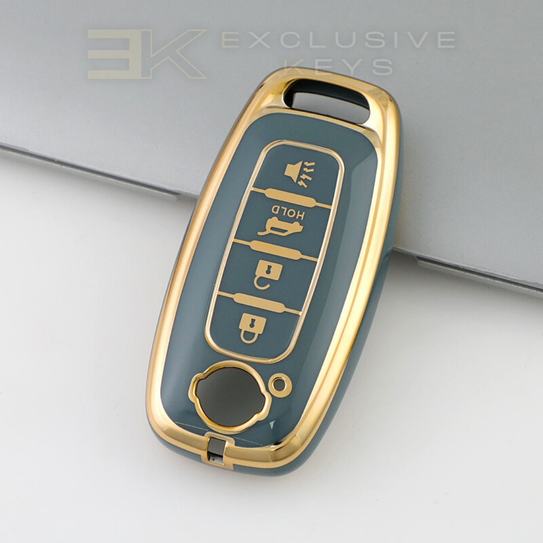 Funda para llave inteligente Nissan – 4 botones (Apertura de maletero – HOLD)