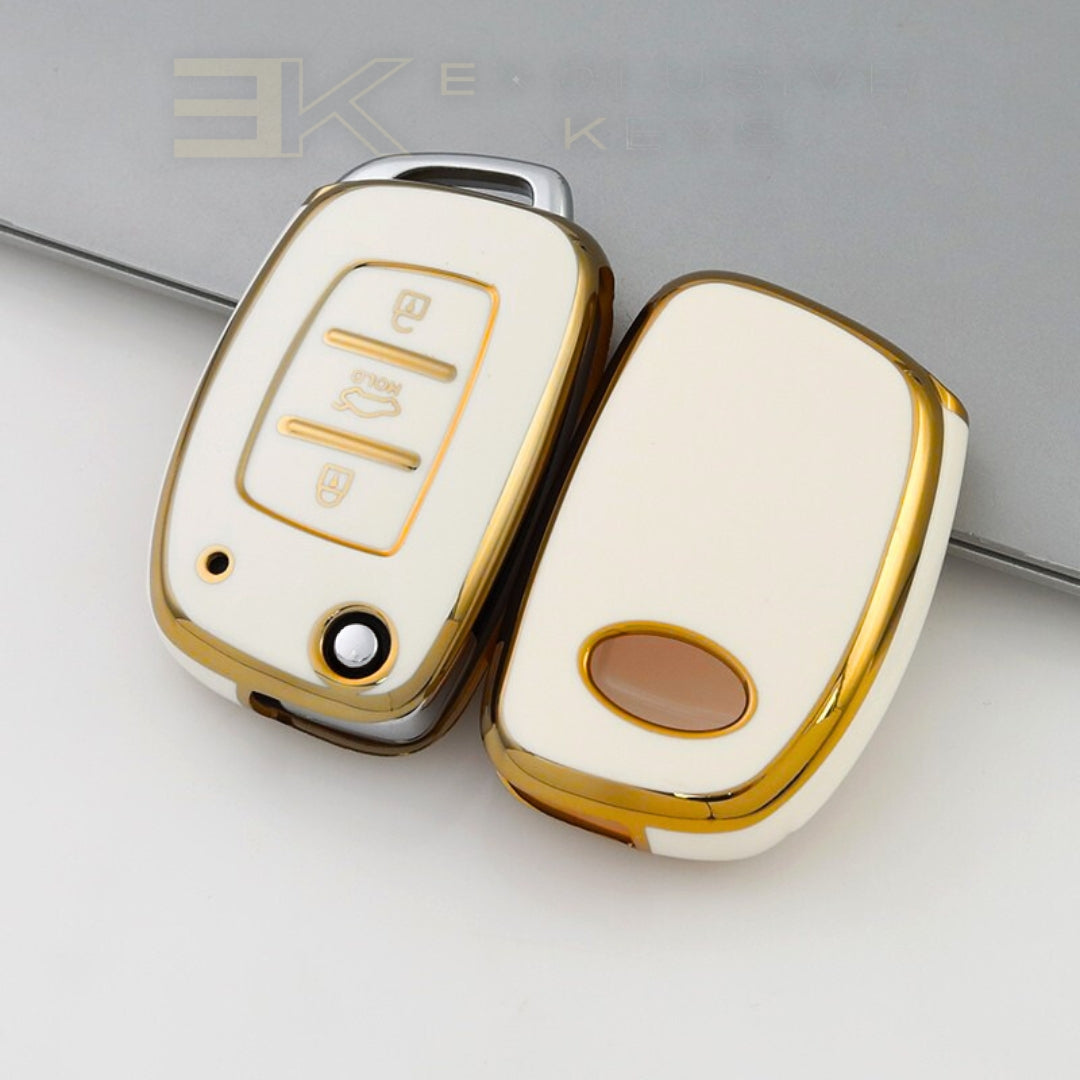 Funda para llave Hyundai – 3 botones (Maletero HOLD – Botón central)