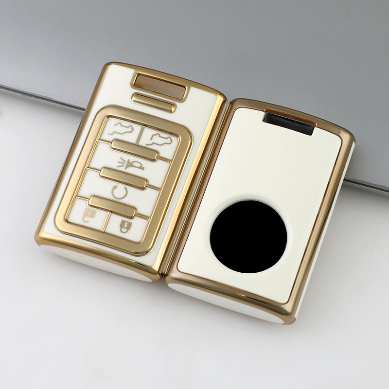 Funda para Cadillac CTS ATS 28T CTSV XTS DTS SLS SRX XLS STS Escalade (6 botones)