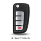 Funda para llave Nissan– 4 botones